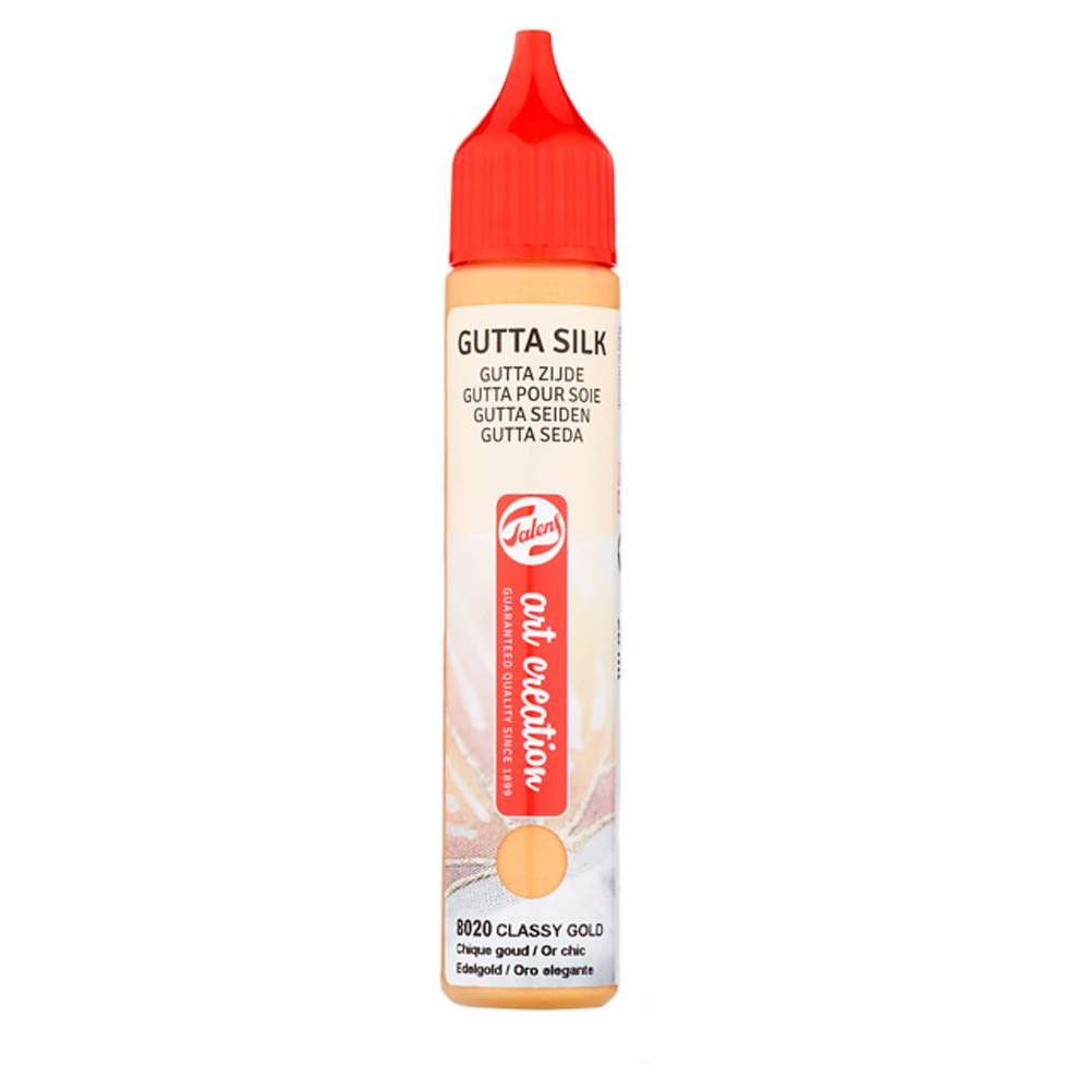 Контур декоративный для батика "Gutta silk", 28 мл, 8020 классический золотистый