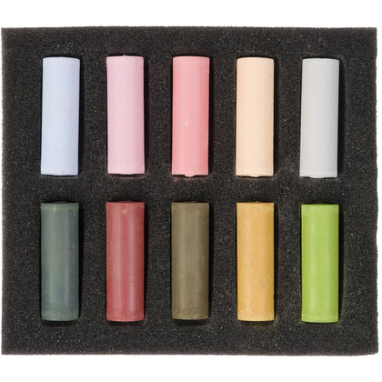 Набор мягкой пастели "Rembrandt Half Pastel", 10 цветов, приглушенные оттенки - 2