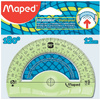 Транспортир Maped "Flex" 180°, 12 см, ассорти - 3