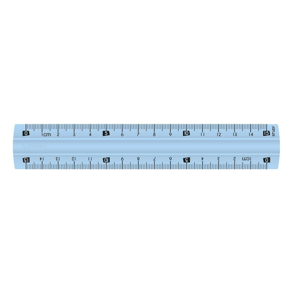 Линейка Maped "Unbreakable", 15 см, ассорти - 3