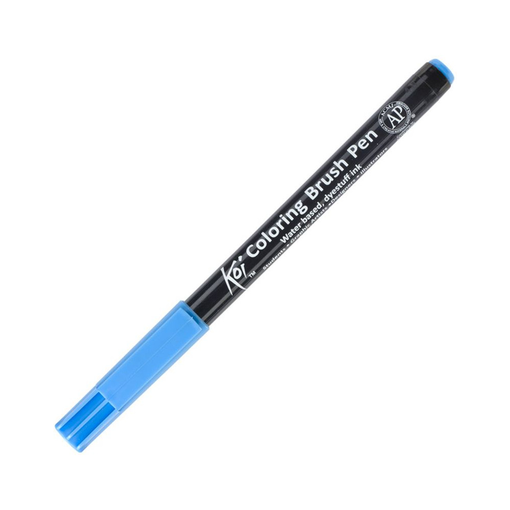 Маркер акварельный "Koi Color Brush", аквамарин