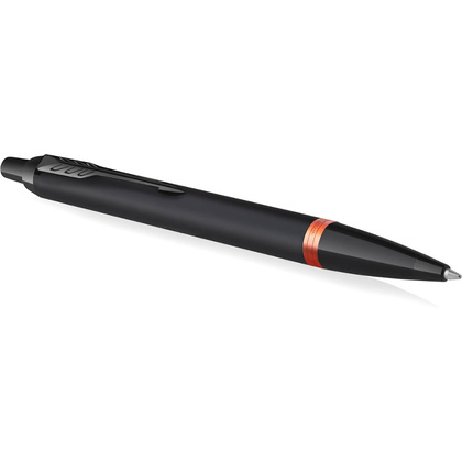 Ручка шариковая автоматическая Parker "IM Vibrant Rings K315", 0,7 мм, черный, оранжевый, стерж. синий - 3