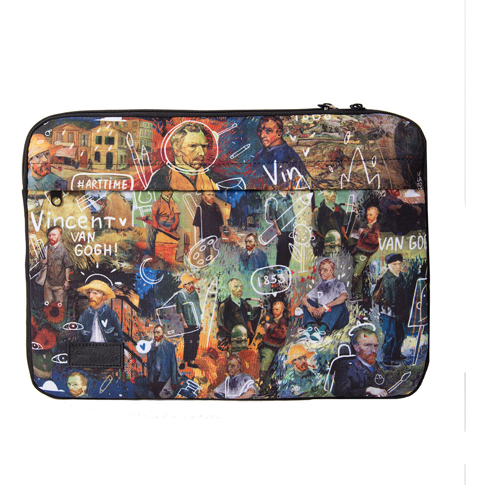 Чехол для ноутбука 14" "Van Gogh", текстиль, разноцветный