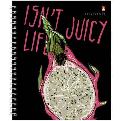 Тетрадь "Juicy life", А5+, 96 листов, клетка, ассорти - 2