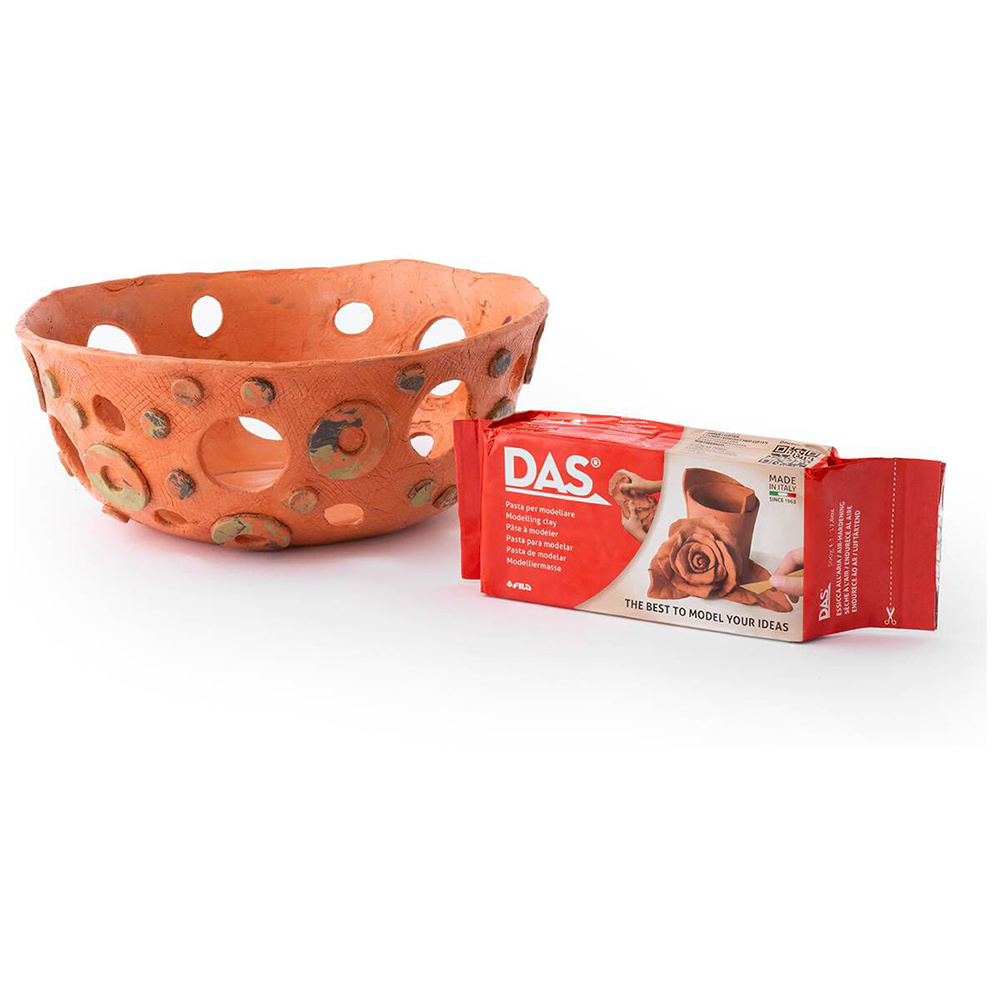 Паста для моделирования "DAS", 1000 г, терракотовый - 2