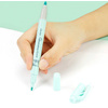 Маркер текстовый двусторонний «Pentel Illumina flex», пастельный, розовый - 9
