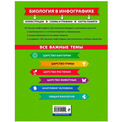 Книга "Биология в инфографике", Оксана Мазур - 14