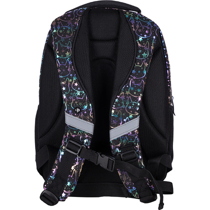 Рюкзак молодежный "Hash neon kitty", чёрный - 5