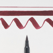 Маркер акварельный "Koi Color Brush", бургунди