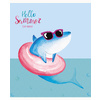Тетрадь "Hello summer", А5, 48 листов, клетка, ассорти - 4