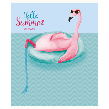 Тетрадь "Hello summer", А5, 48 листов, клетка, ассорти - 5