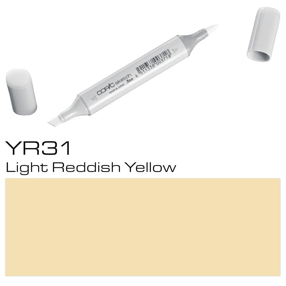 Маркер перманентный "Copic Sketch", YR-31 светлый красновато-желтый