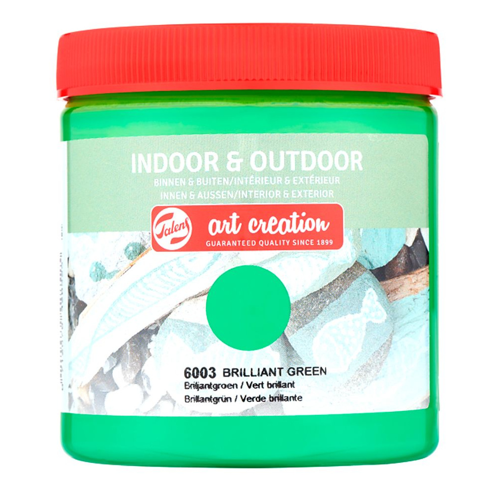 Краски декоративные "INDOOR & OUTDOOR", 250 мл, 6003 зеленый насыщенный