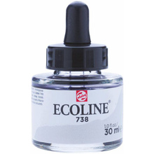 Жидкая акварель "ECOLINE", 738 холодный серый светлый, 30 мл