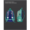 Рюкзак школьный "Animal pattern mint", разноцветный - 9