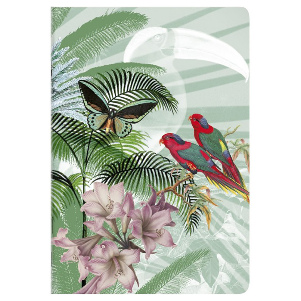 Блокнот "Jungle harmony", А4, 48 листов, линейка, ассорти - 2