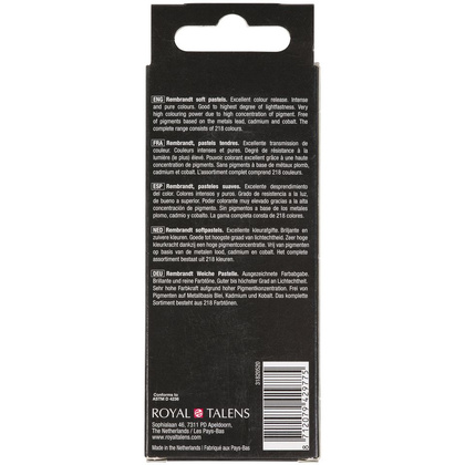 Набор мягкой пастели "Rembrandt Half Pastel", 5 цветов, теплые красные - 3