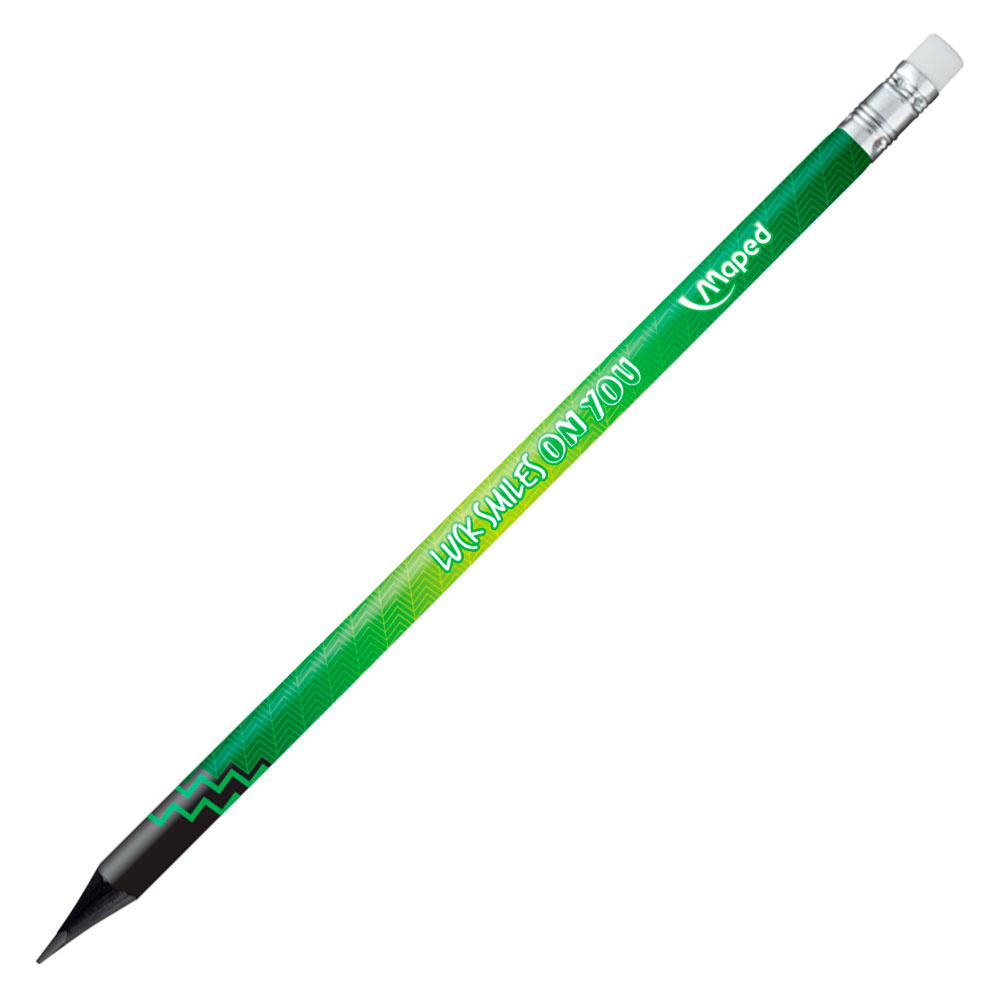 Карандаш простой Maped "Energy", HB, с ластиком, ассорти - 3