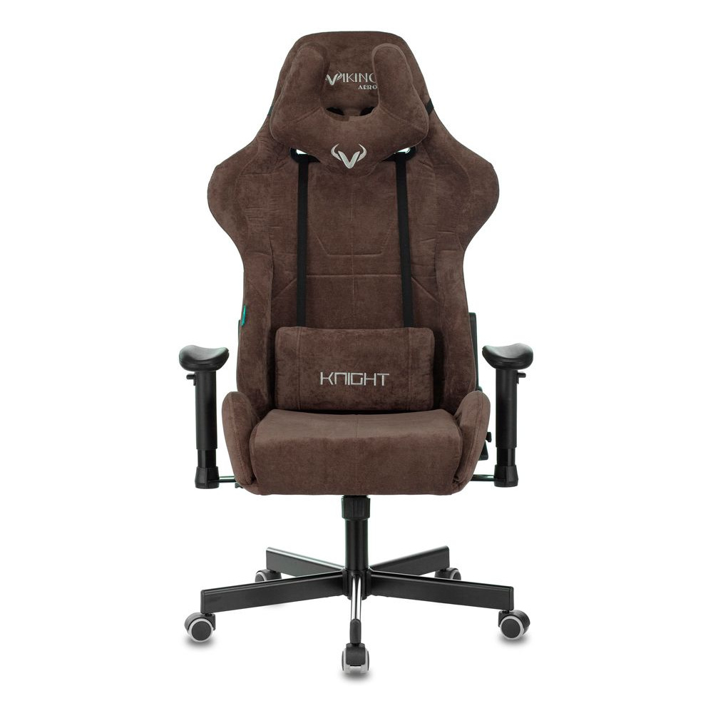 Кресло игровое Бюрократ VIKING KNIGHT Light-10, ткань, металл, темно-коричневый  - 2