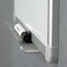 Магнитная доска с полимерным покрытием 2×3 "Alu23", 90x60 см