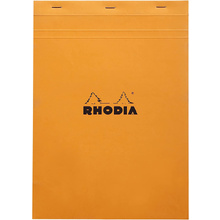 Блокнот "Rhodia", А4, 80 листов, клетка, оранжевый