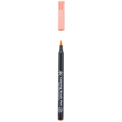 Маркер акварельный "Koi Color Brush", коралловый - 3