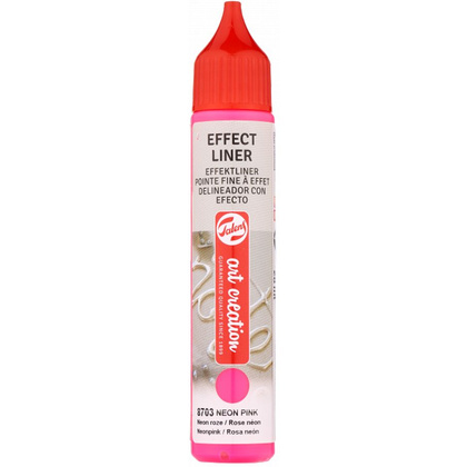 Контур декоративный "EFFECT LINER", 28 мл, 8703 неоновый розовый
