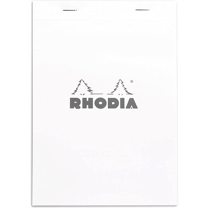 Блокнот "Rhodia", А5, 80 листов, линейка, белый