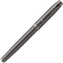 Ручка-роллер Parker "IM Monochrome T328 Bronze PVD", 0,5 мм, серый, стерж. черный