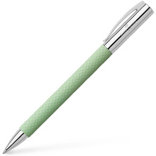 Ручка шариковая автоматическая "Faber-Castell Ambition OpArt Mint Green", 0.7 мм, мятный, стерж. черный