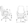 Кресло руководителя "Бюрократ T-9950SL Fabric", ткань, металл, черный - 5