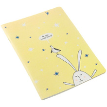 Тетрадь "Bunny желтый", А4, 40 листов, клетка, желтый