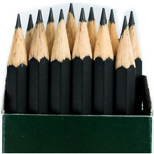 Карандаш простой "Faber-Castell 1111", HB, без ластика, черный