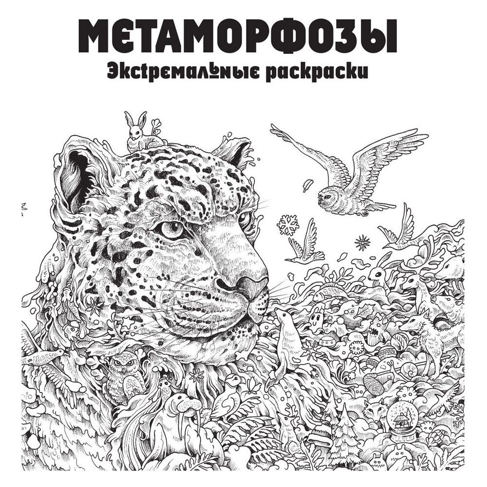 Раскраска "Метаморфозы" - 2