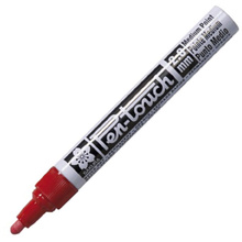 Маркер перманентный "Pen-Touch", M, красный