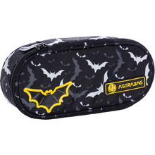 Пенал "Night bats", 1 отделение, черный