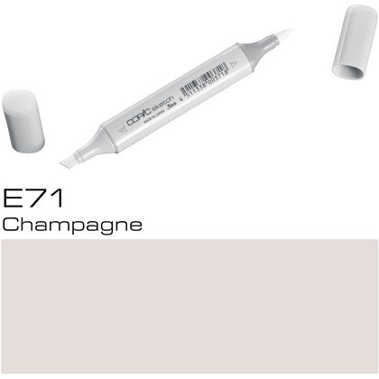 Маркер перманентный "Copic Sketch", E-71 шампань