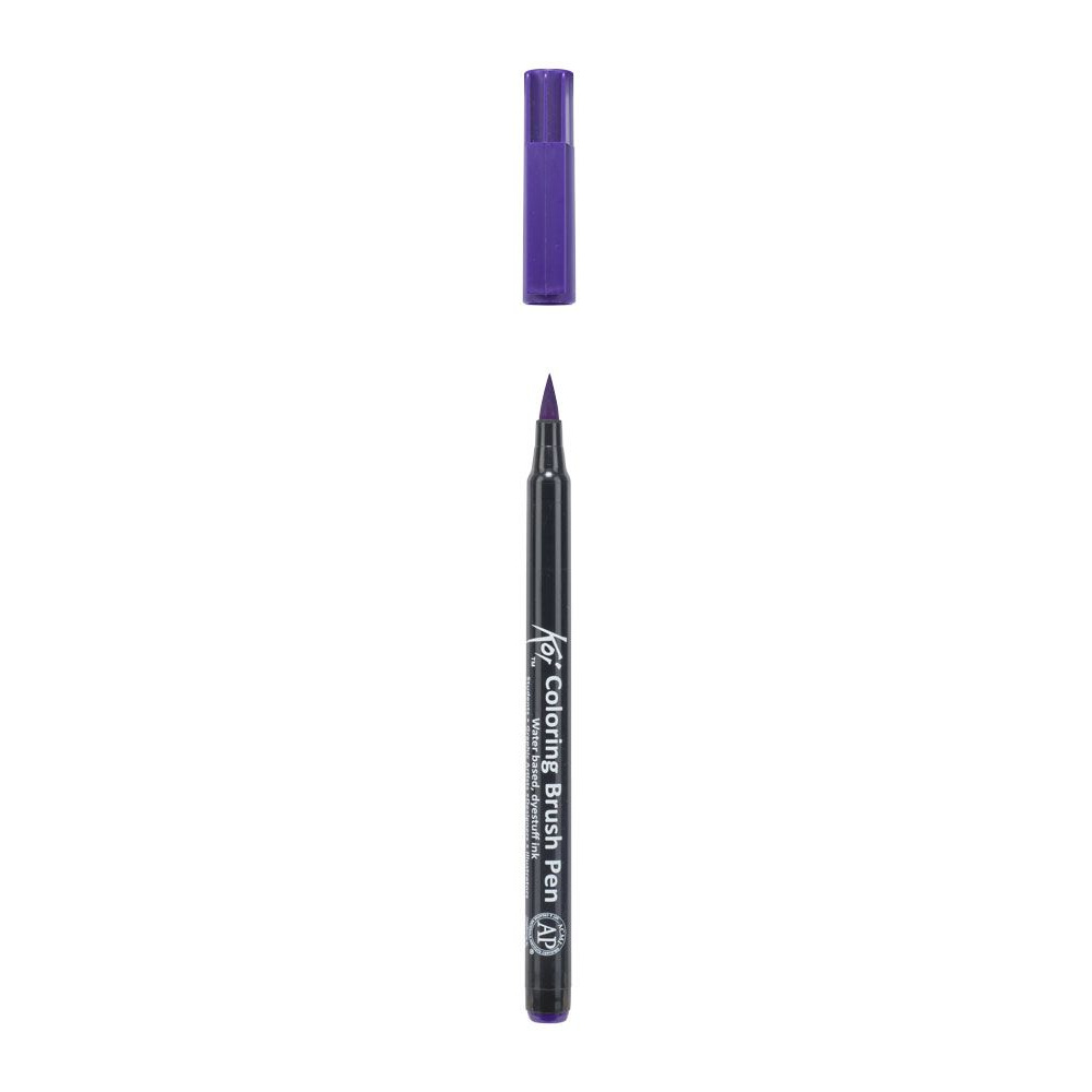 Маркер акварельный "Koi Color Brush", фиолетовый - 3