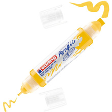Маркер акриловый "Edding 3D Double Liner", желтый транспортный