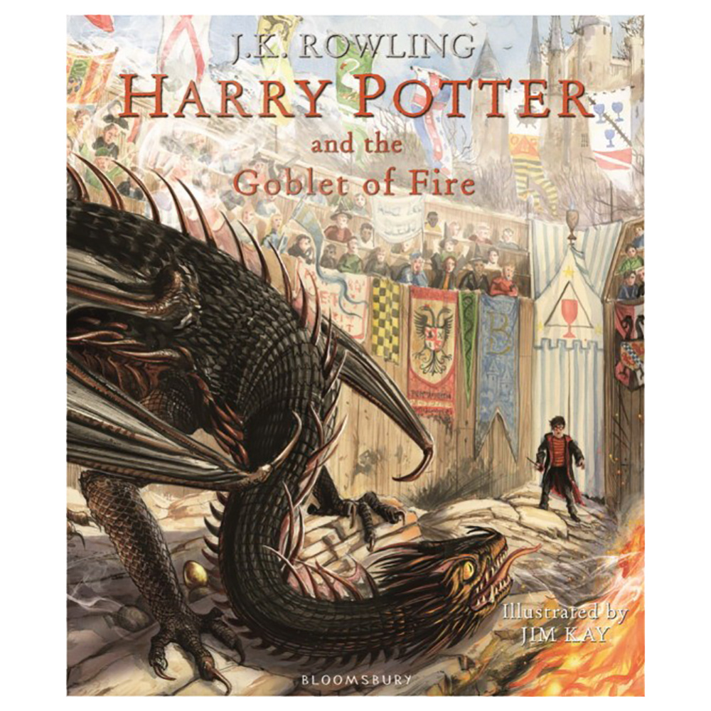 Книга на английском языке "Harry Potter and the Goblet of Fire HB Illustr.", Rowling J.K. 