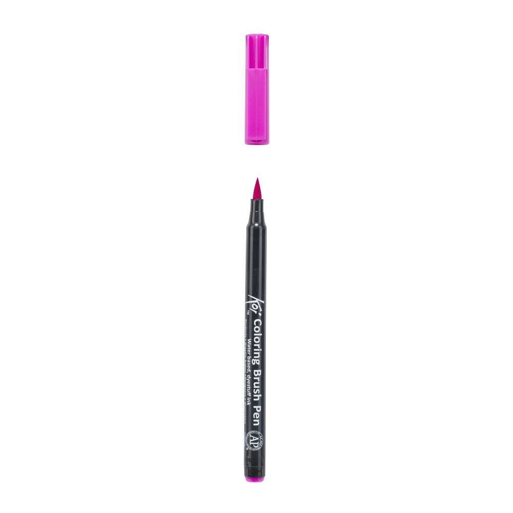 Маркер акварельный "Koi Color Brush", светло-сиреневый - 3