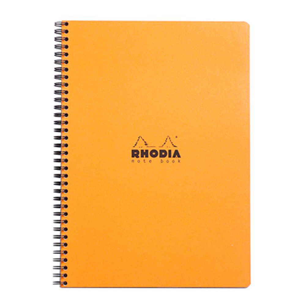 Блокнот "Rhodia", А4+, 80 листов, клетка, оранжевый