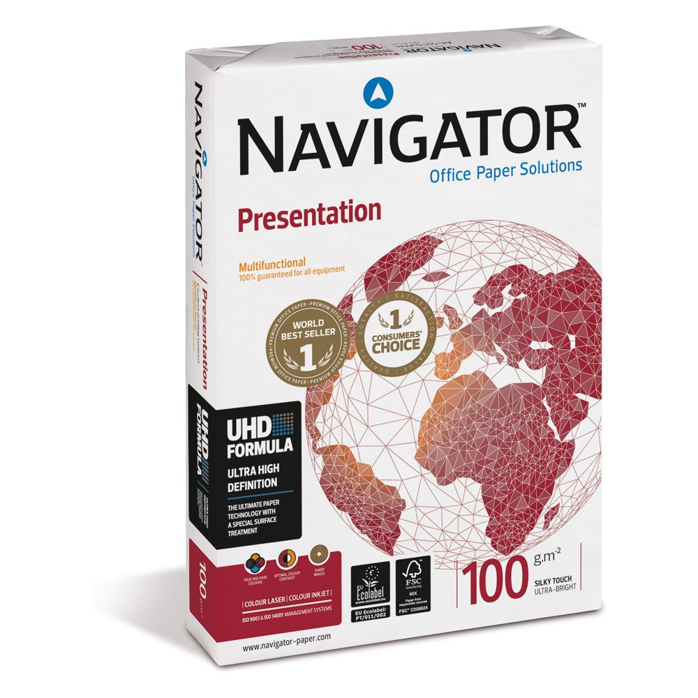 Бумага "Navigator Presentation", A4, 500 листов, 100 г/м2, -50%