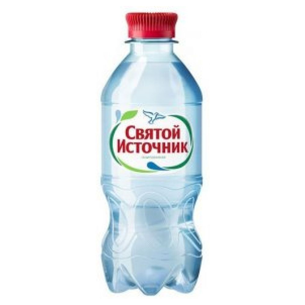 Вода питьевая "Святой Источник", газированная, 0.33 л