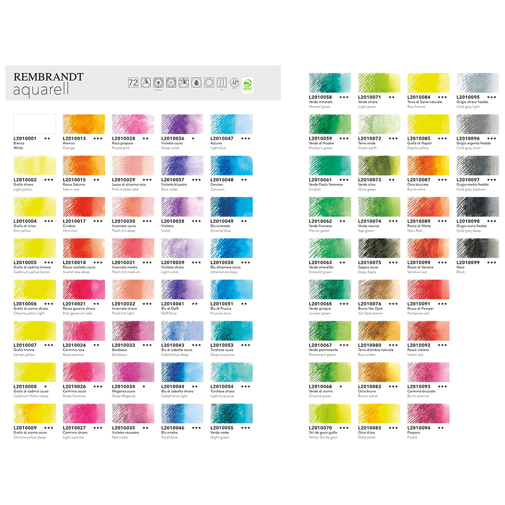 Карандаш акварельный "Rembrandt Aquarell", 024 карминовый - 2