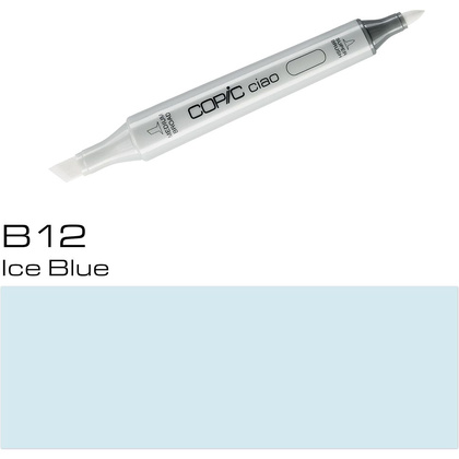 Маркер перманентный "Copic ciao" B-12, ледяной голубой
