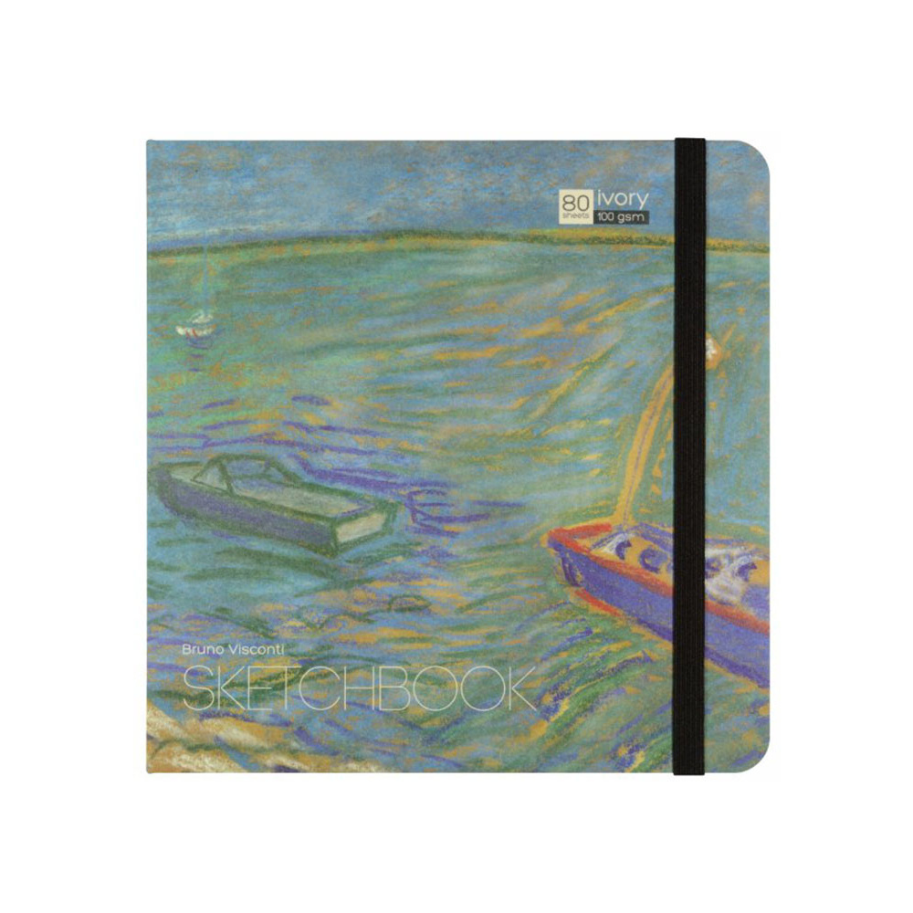 Скетчбук "Bruno Visconti", 20x20 см, 100 г/м2, 80 листов, ассорти - 6