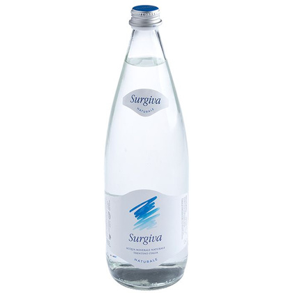 Вода минеральная природная питьевая «Surgiva», 1 л, негазированная, 12 бут/упак - 2