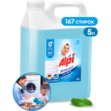 Средство для стирки белого белья "Alpi white gel", 5 л, концентрат