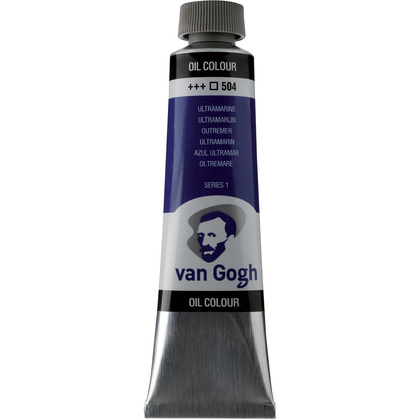 Краски масляные "Van Gogh", 504 ультрамарин, 40 мл, туба